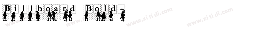 Billboard Bold字体转换